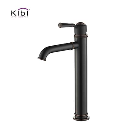Kibi Victorian Single Handle Bathroom Vessel Sink Faucet KBF1013ORB